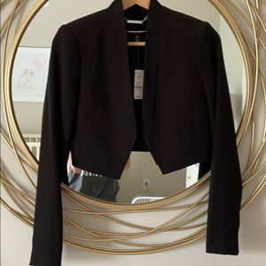 White House crop blazer
